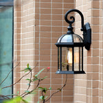 Double Layer Waterproof Glass E27 Vintage Wall Sconce Lighting Wall Lamp