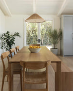 Tynellia Pendant Light – Natural Bamboo & Brass Nordic Pendant Lamp