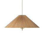 Tynellia Pendant Light – Natural Bamboo & Brass Nordic Pendant Lamp