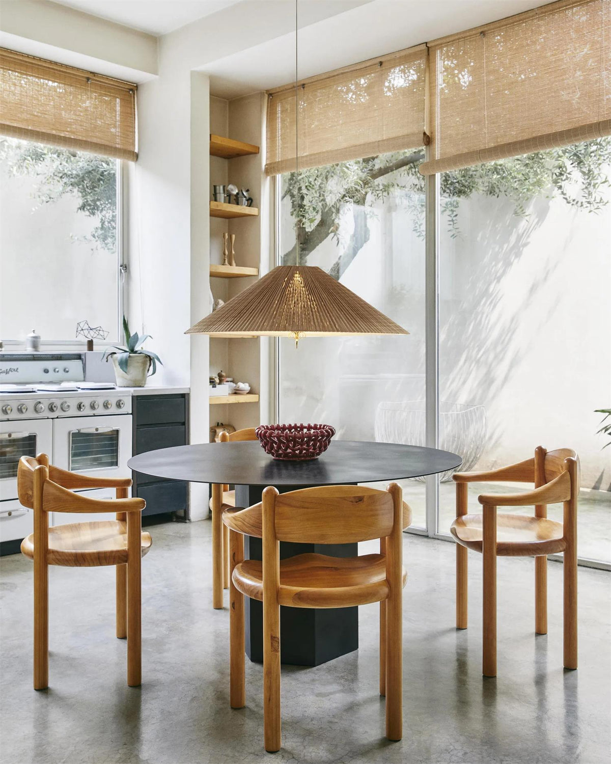 Tynellia Pendant Light – Natural Bamboo & Brass Nordic Pendant Lamp