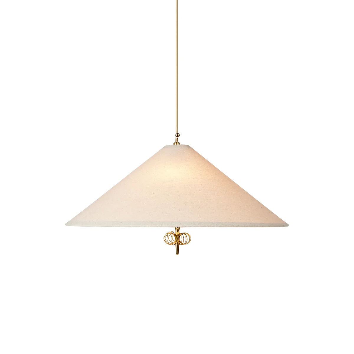 Tynellia Pendant Light – Natural Bamboo & Brass Nordic Pendant Lamp