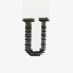 Charcoal Sculptural Linear LED Chandelier for Modern Interiors