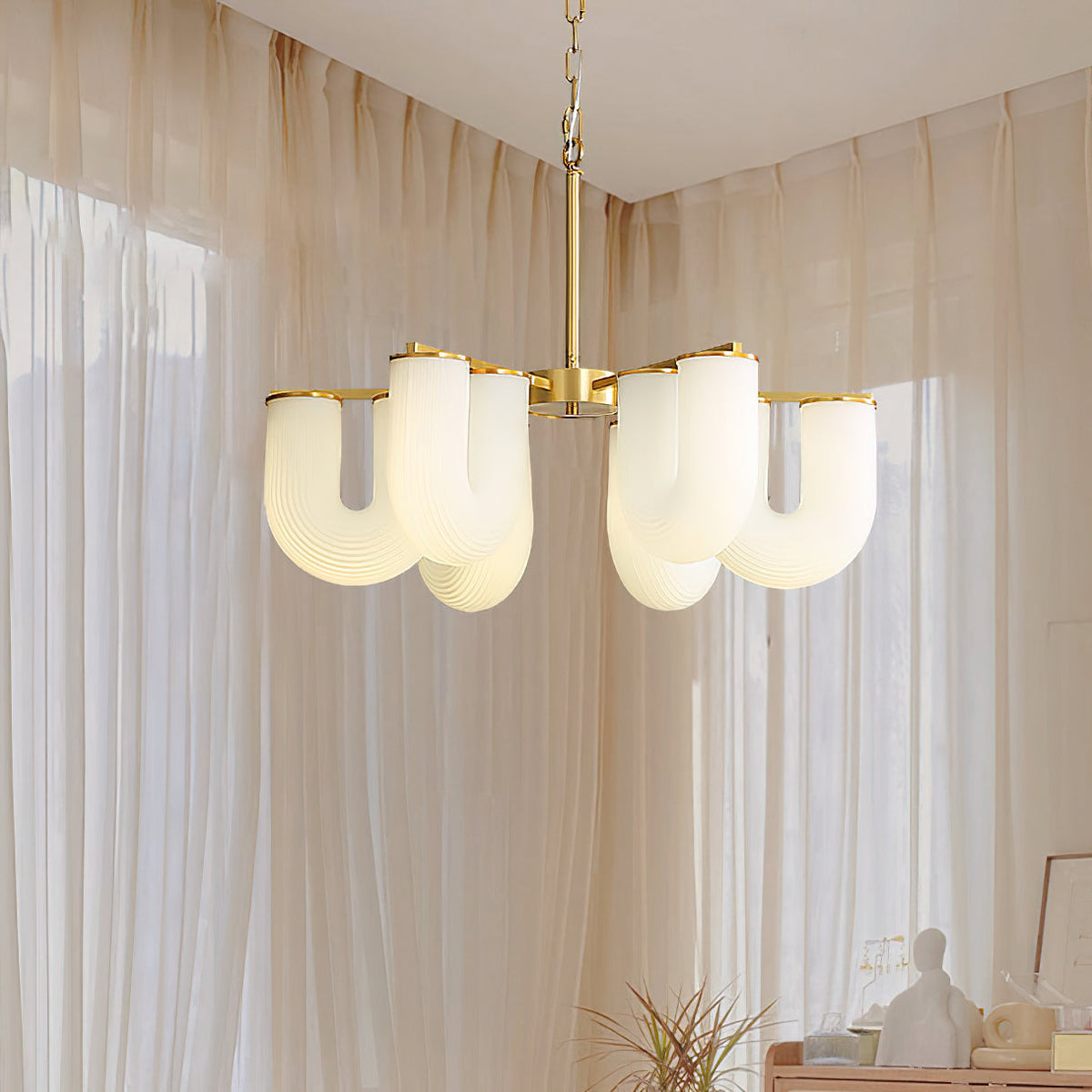 u-shaped-chandelier