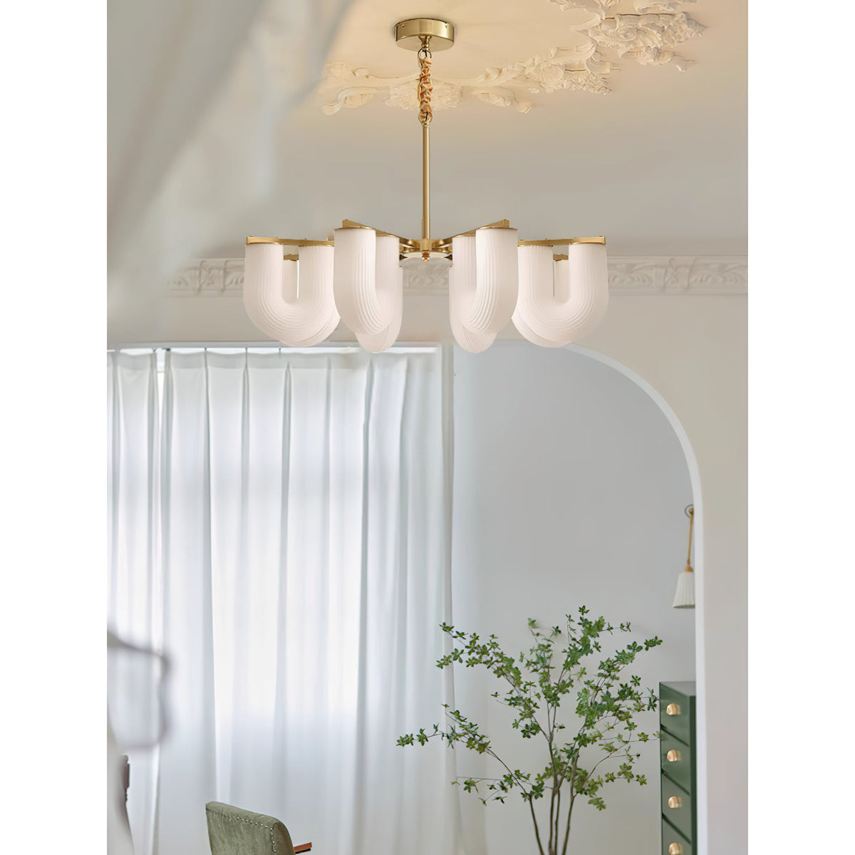 u-shaped-chandelier