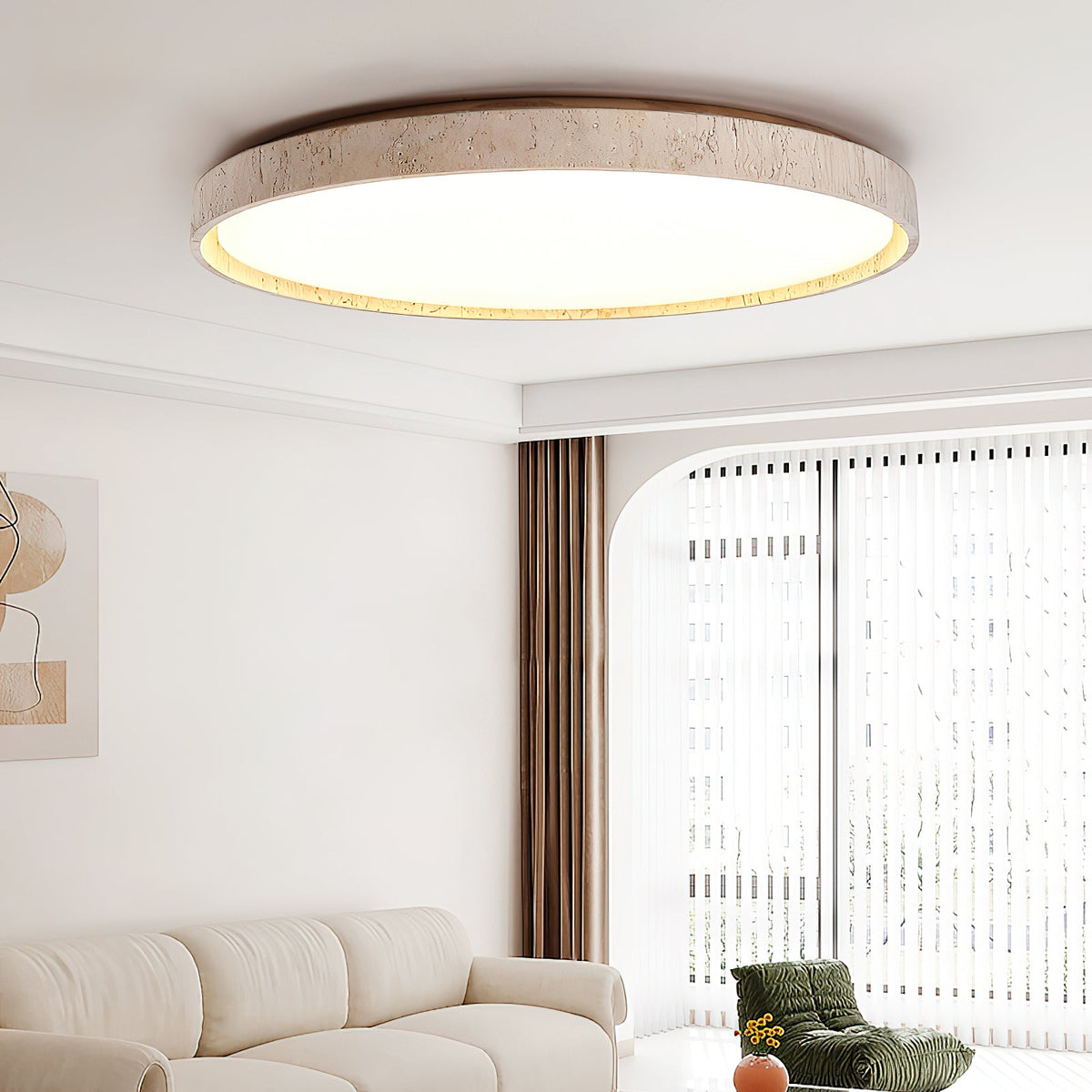 ultra-thin-round-travertine-ceiling-lamp