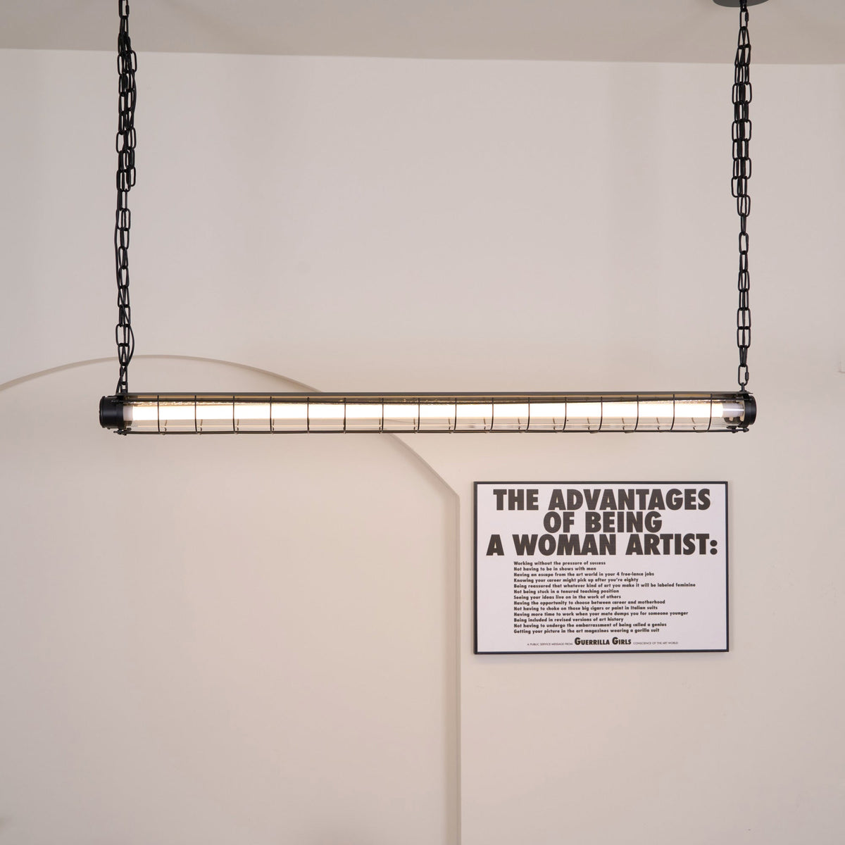 Linear Glass Chandelier with Integrated LED – Modern Kitchen Island Lighting
