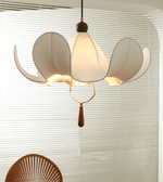 Umbrella Blossom Pendant Light – Sculptural Fabric Pendant for Modern Interiors