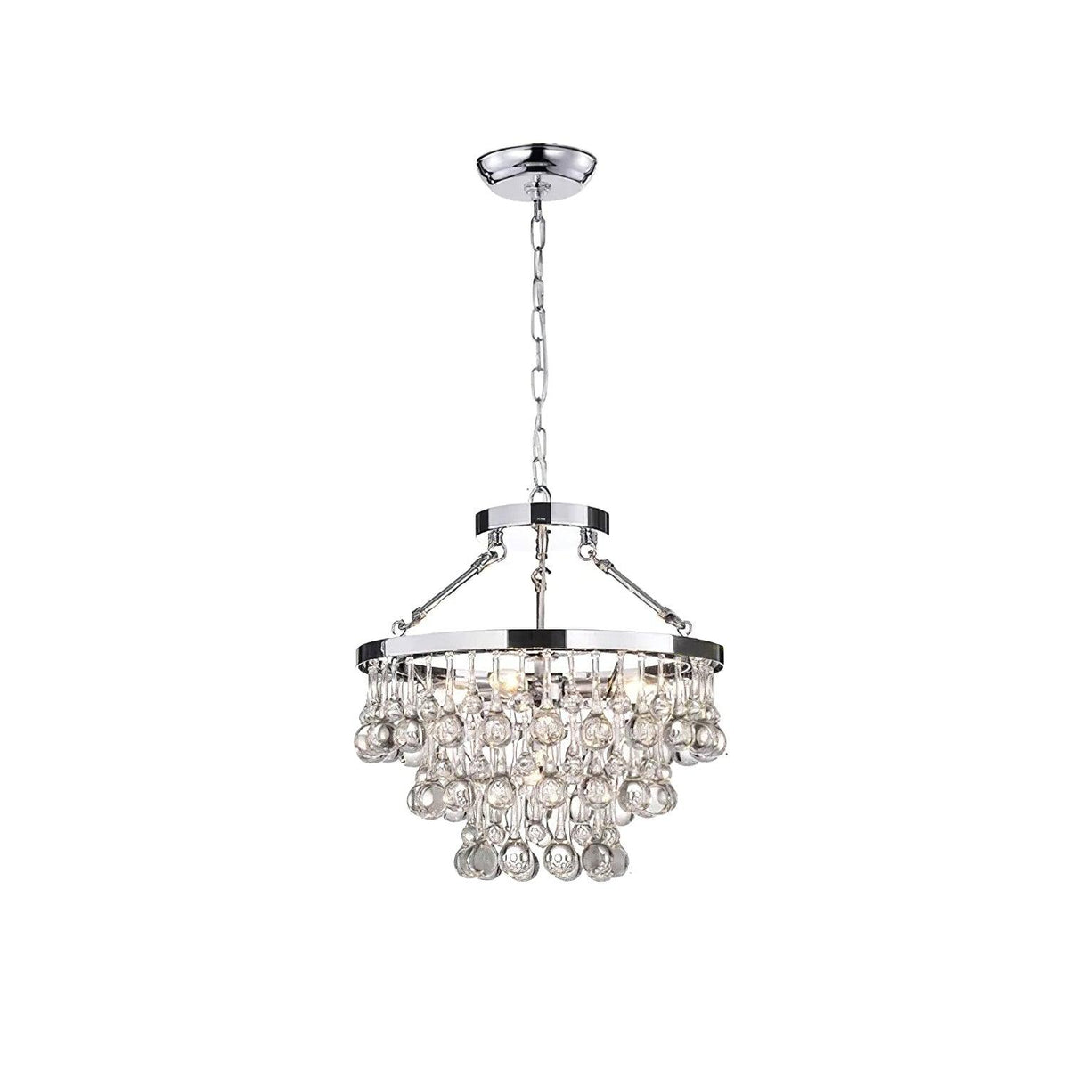 Unique Tiered Crystal Chandelier
