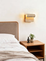 Vaelan Travertine Wall Sconce — Modern Architectural Lighting