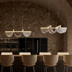 Vaelora Ribbon Sculptural LED Pendant Light for Modern Interiors