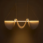 Vaelora Ribbon Sculptural LED Pendant Light for Modern Interiors