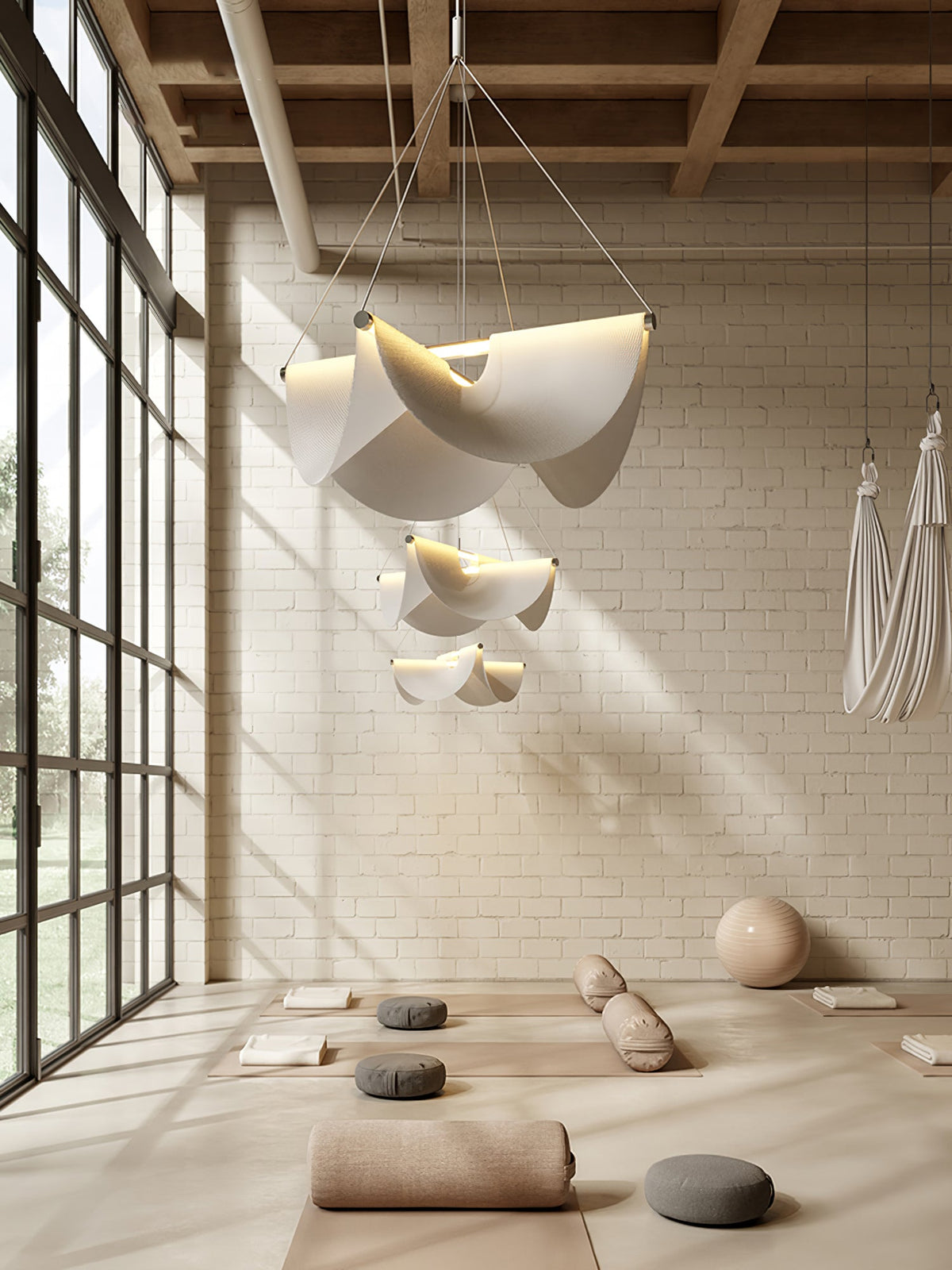Vaelora Ribbon Sculptural LED Pendant Light for Modern Interiors