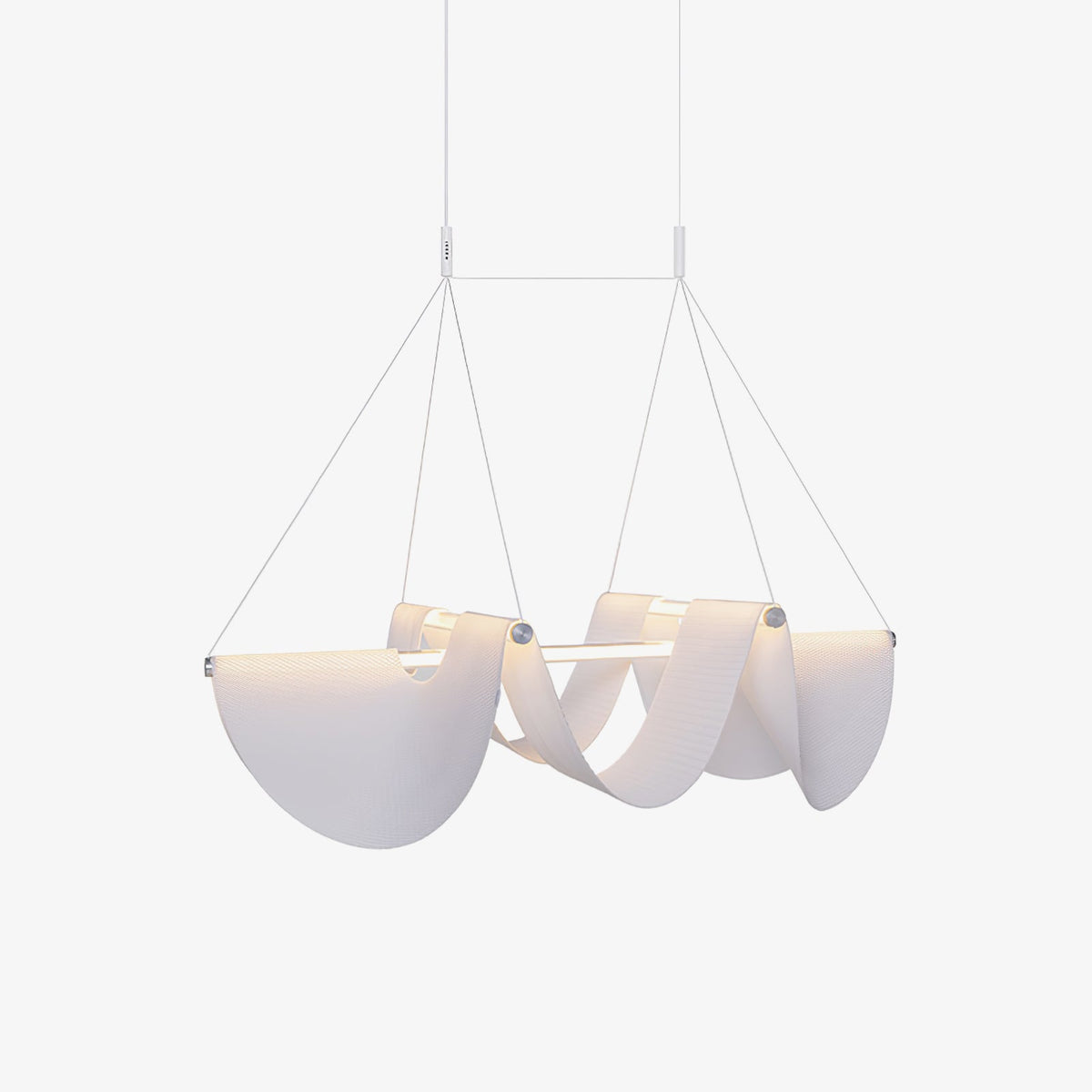 Vaelora Ribbon Sculptural LED Pendant Light for Modern Interiors