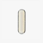 Vale Modern LED Wall Sconce in Black with Clear Prismatic Shade