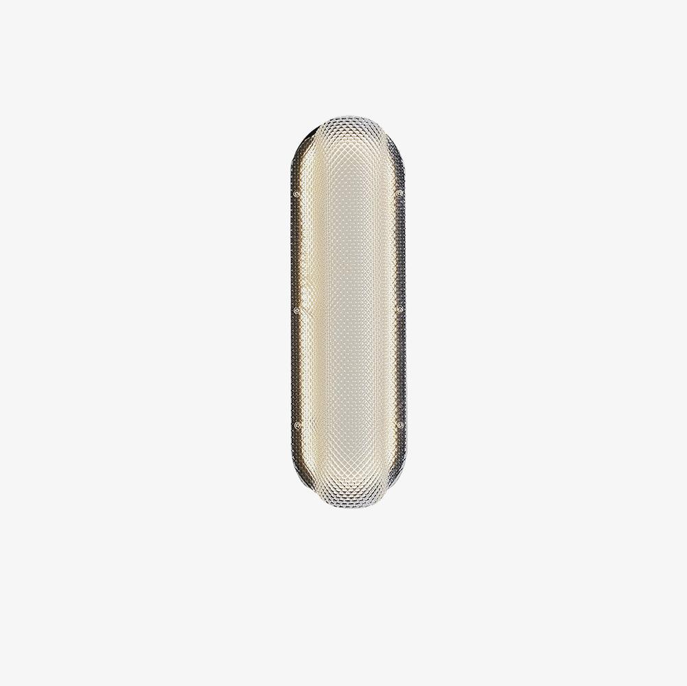Vale Modern LED Wall Sconce in Black with Clear Prismatic Shade
