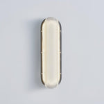 Vale Modern LED Wall Sconce in Black with Clear Prismatic Shade