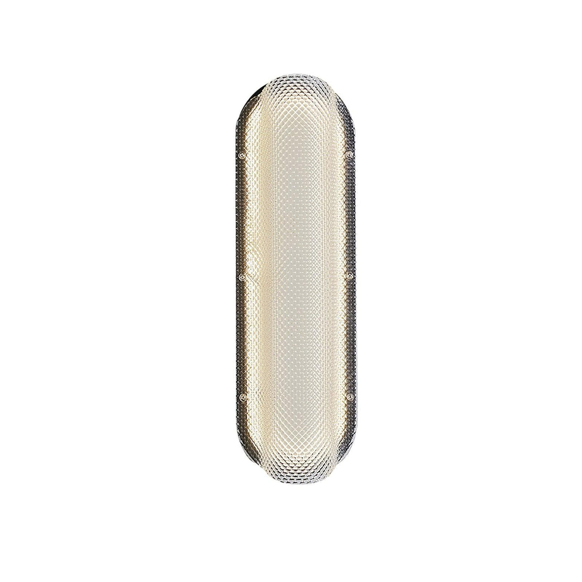 Vale Modern LED Wall Sconce in Black with Clear Prismatic Shade