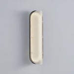 Vale Modern LED Wall Sconce in Black with Clear Prismatic Shade