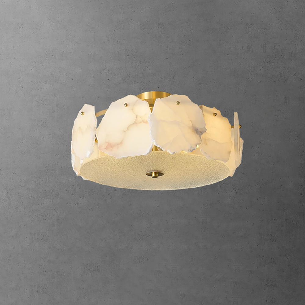 Valeria Alabaster Flush Mount Ceiling Lamp