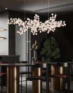 Selene Droplet Chandelier – Hand-Blown Murano Glass Pendant Light