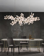 Selene Droplet Chandelier – Hand-Blown Murano Glass Pendant Light