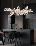 Selene Droplet Chandelier – Hand-Blown Murano Glass Pendant Light