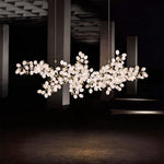 Selene Droplet Chandelier – Hand-Blown Murano Glass Pendant Light