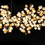 Selene Droplet Chandelier – Hand-Blown Murano Glass Pendant Light