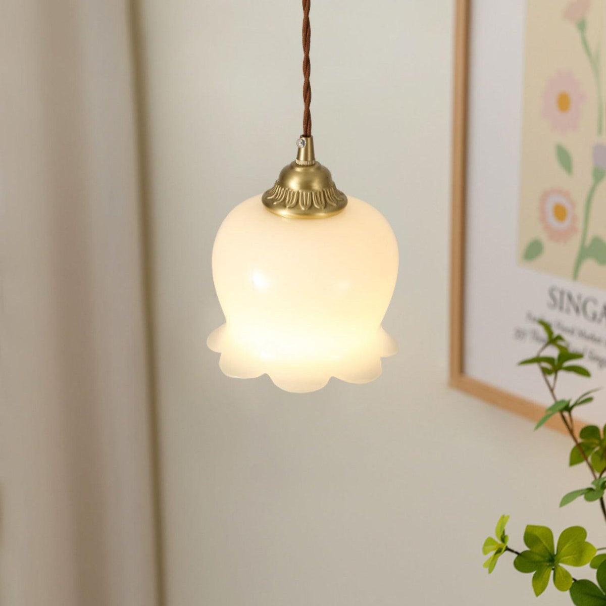 Valley Flower Pendant Swag Lamp