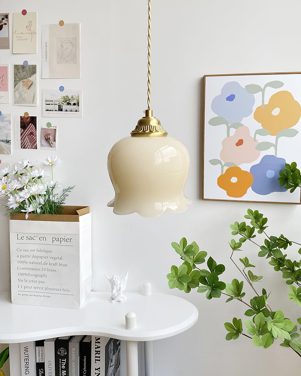 Valley Flower Pendant Swag Lamp