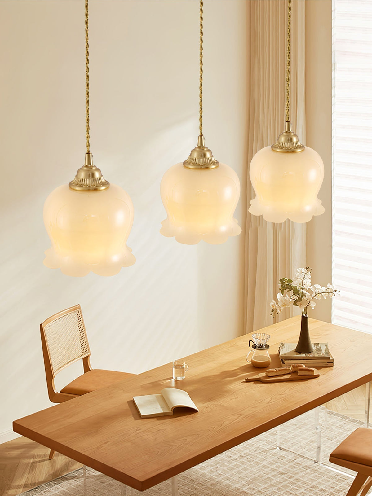 Valley Flower Pendant Swag Lamp