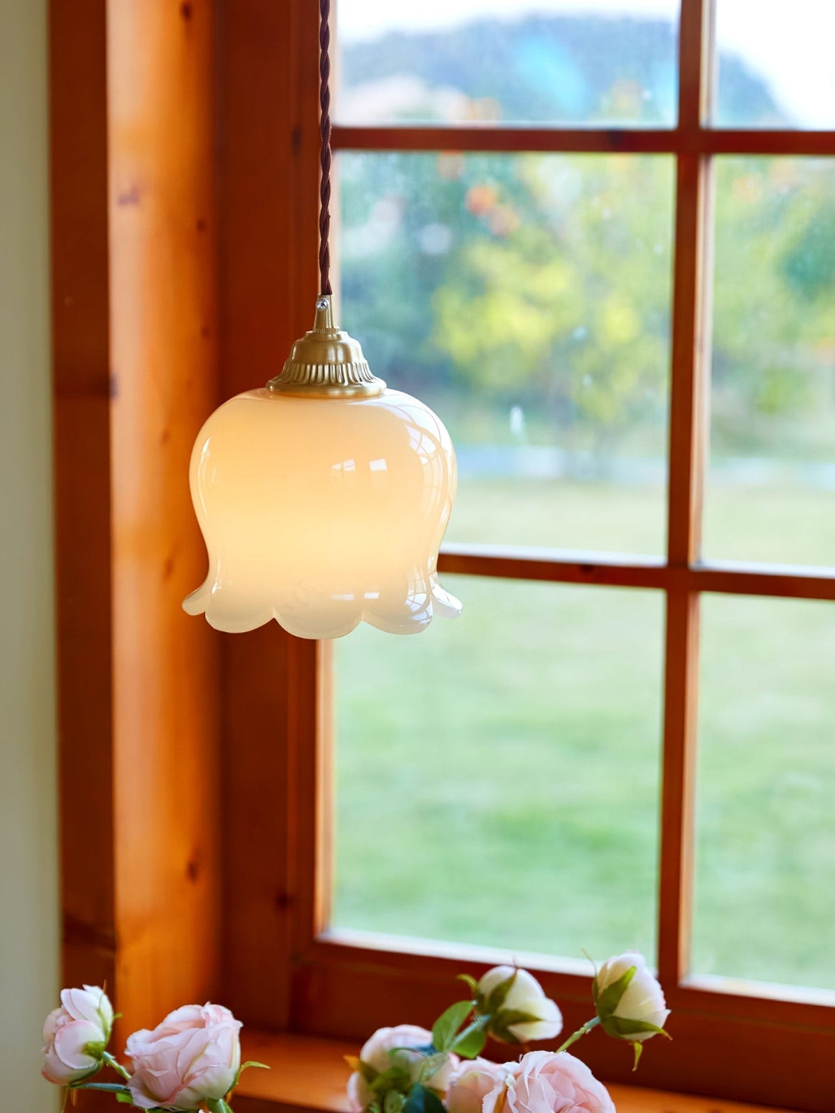 Valley Flower Pendant Swag Lamp