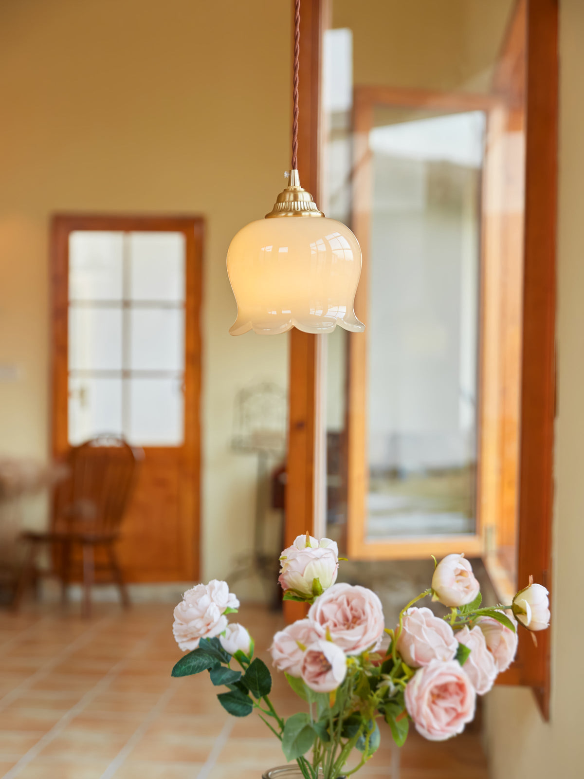 Valley Flower Pendant Swag Lamp