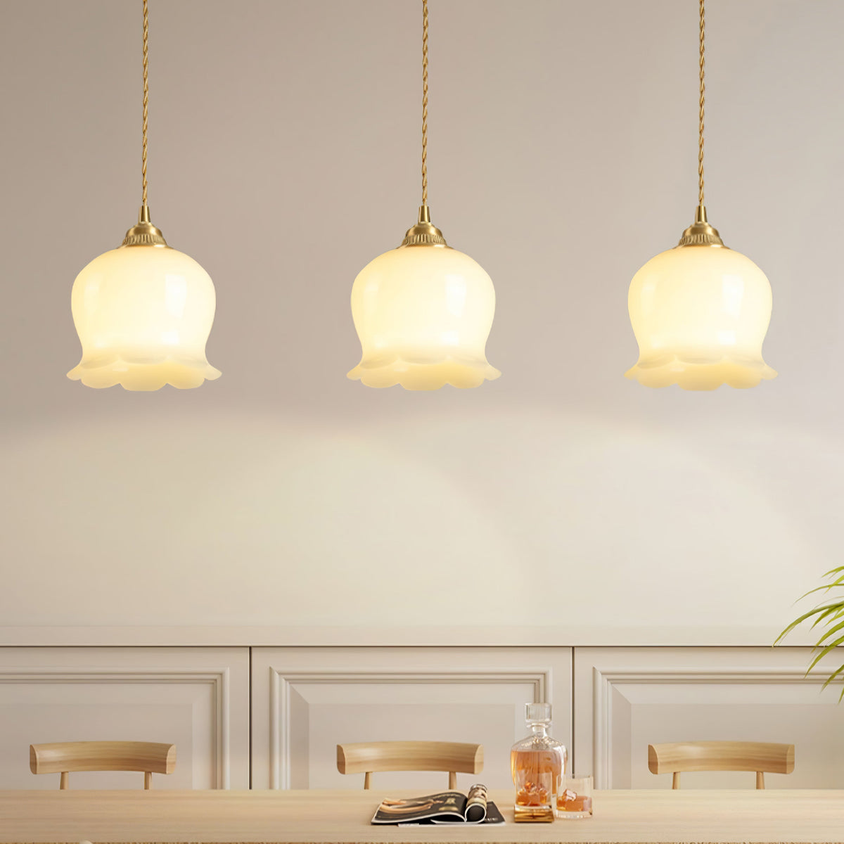 Valley Flower Pendant Swag Lamp