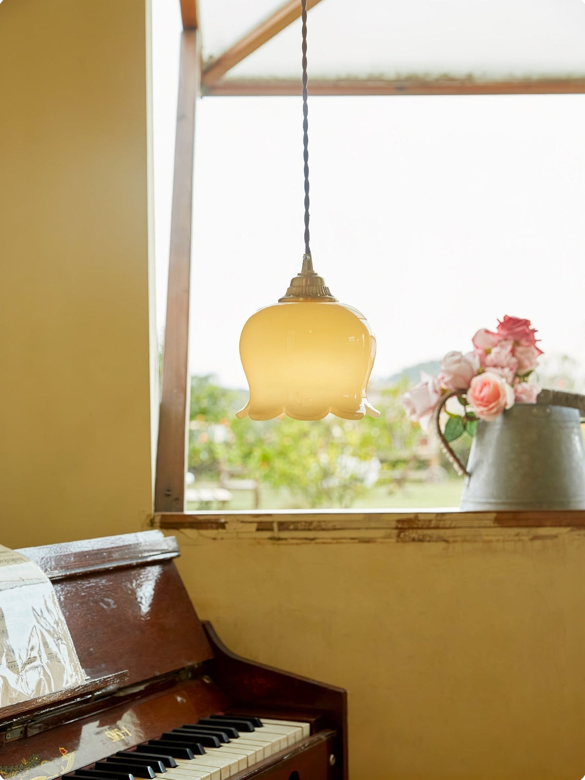 Valley Flower Pendant Swag Lamp