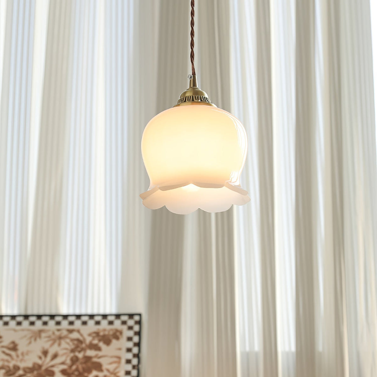 Valley Flower Pendant Swag Lamp