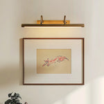 Valmorin Twin Arm LED Vanity Wall Light in Antique Brass