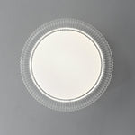 Vanguard LED Flush Mount Ceiling Light in Black and Acrylic