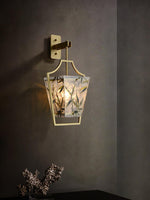 Vapor Single Sconce in Brass and Enameled Glass | Modern Wall Light