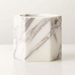 Vela Cube Sculptural Marble Candle Holder for Modern Interiors