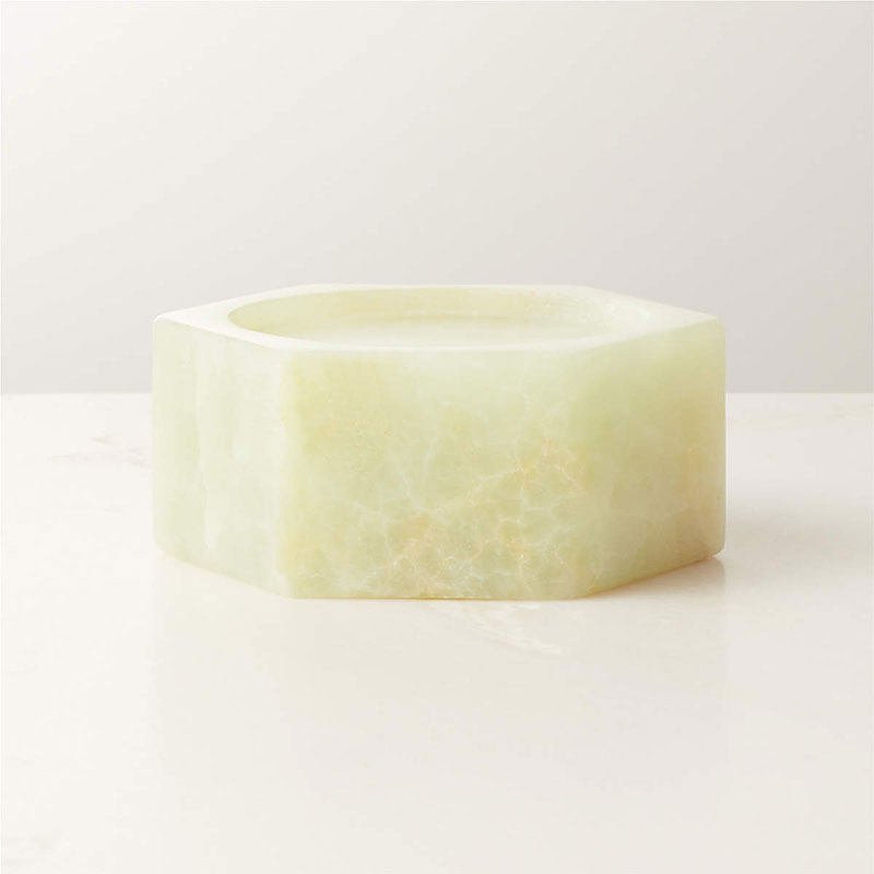 Vela Cube Sculptural Marble Candle Holder for Modern Interiors