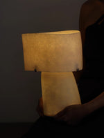Vellum Sculptural Table Lamp with Warm Diffused Glow