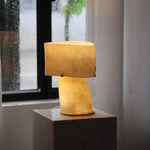Vellum Sculptural Table Lamp with Warm Diffused Glow