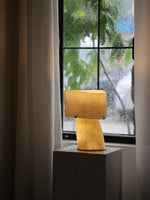 Vellum Sculptural Table Lamp with Warm Diffused Glow