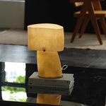 Vellum Sculptural Table Lamp with Warm Diffused Glow