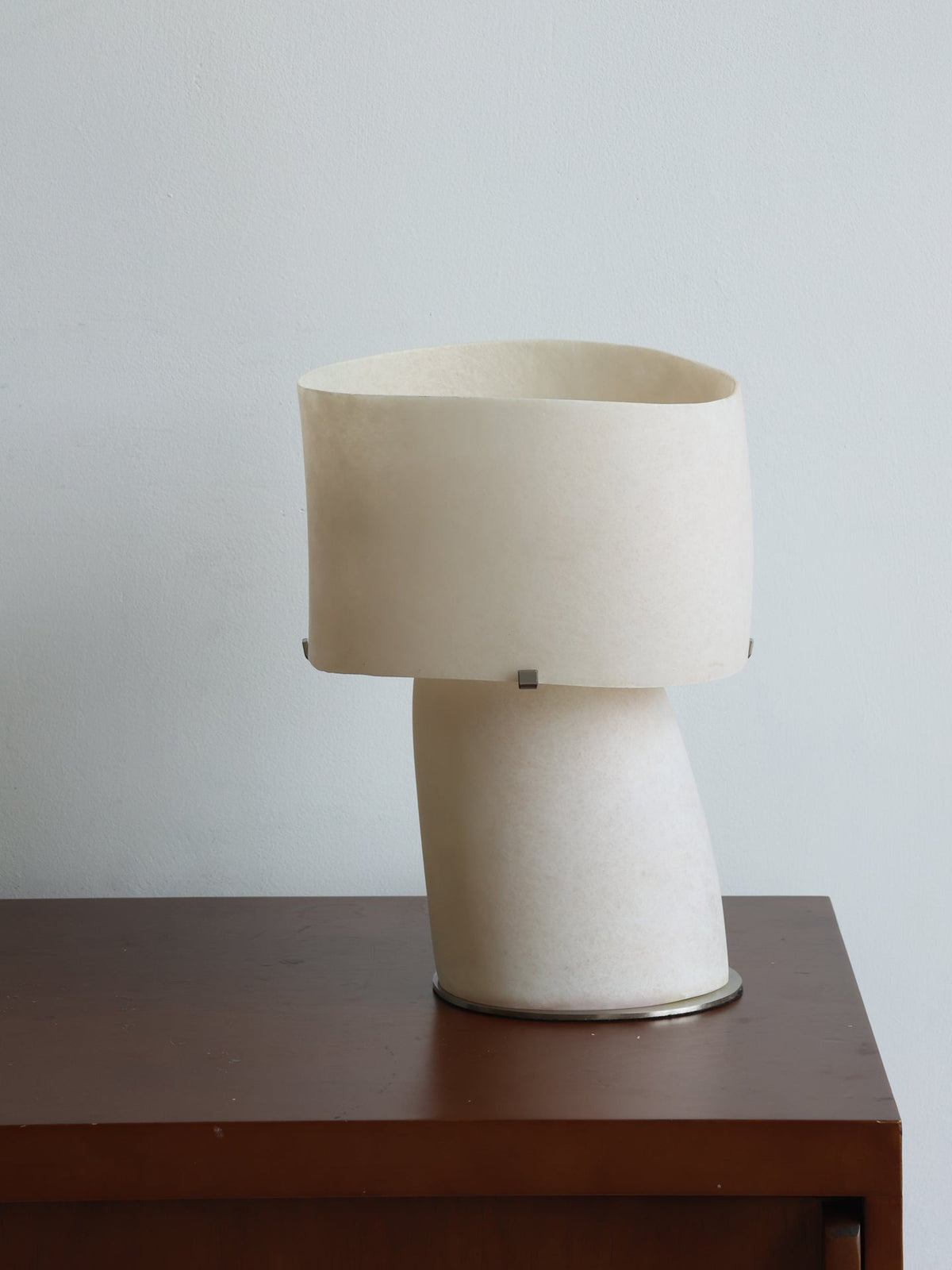 Vellum Sculptural Table Lamp with Warm Diffused Glow