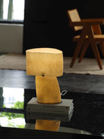 Vellum Sculptural Table Lamp with Warm Diffused Glow