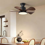 Velmora Ceiling Fan Light with LED, Modern Flush Mount for Living Spaces