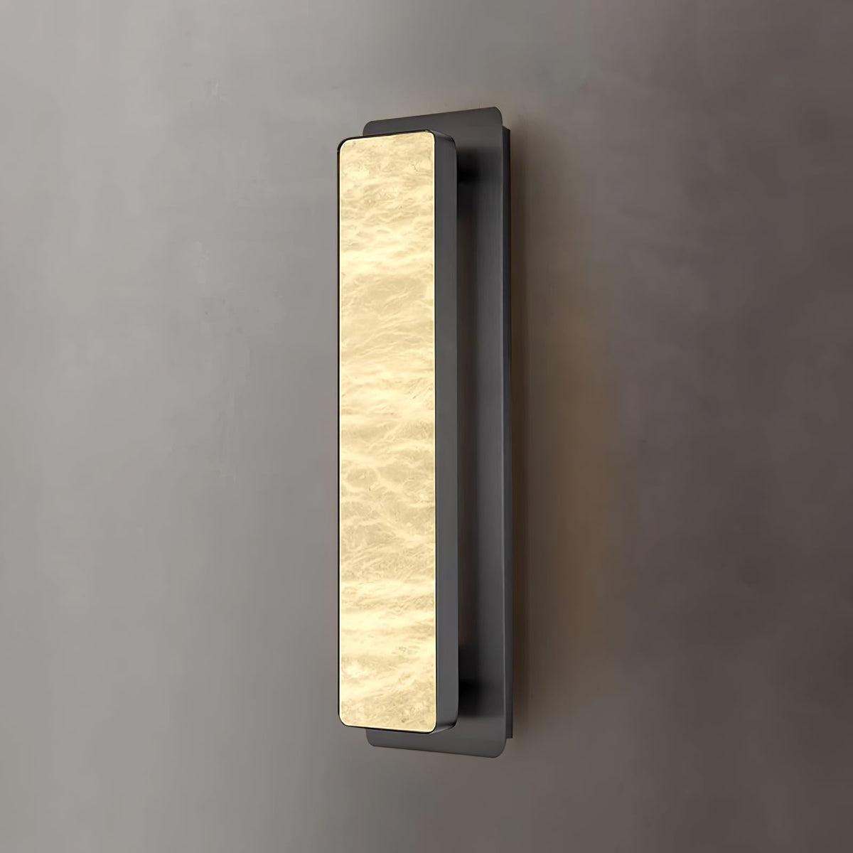 Velmora Alabaster Wall Sconce – Modern LED Wall Light in Gold or Black