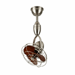 Venturo Cage Ceiling Fan with Pivoting Head and Remote Control
